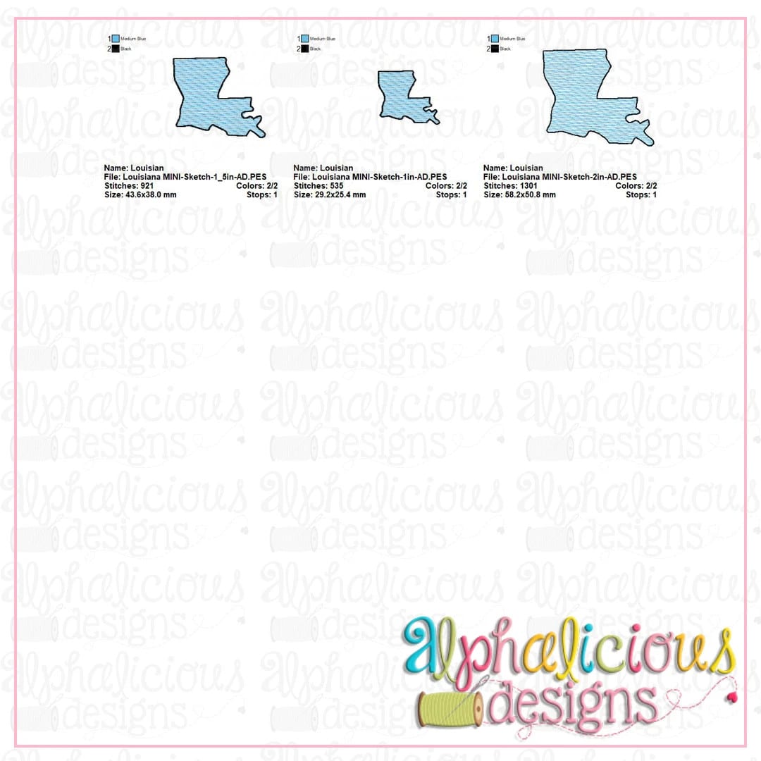 Louisiana-MINI-Sketch