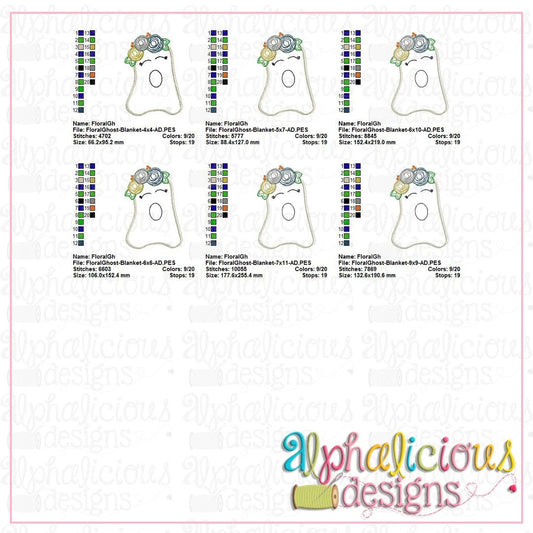 Floral Ghost-Blanket