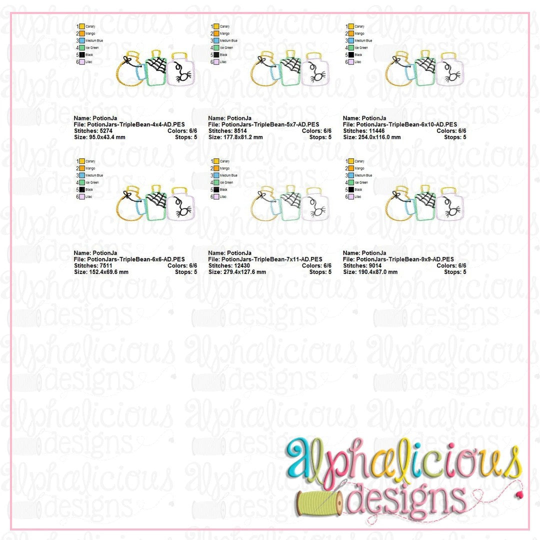 Potion Jars-Scribble