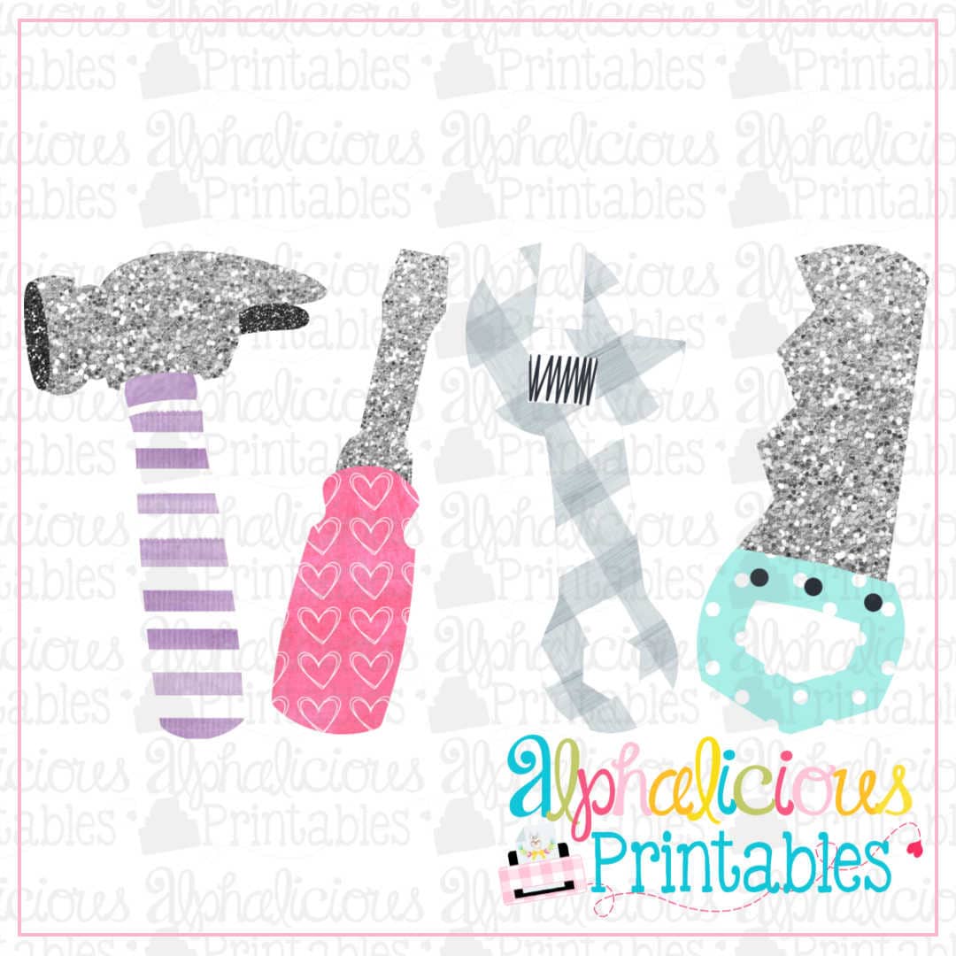 Tools-Pink-Purple-Turquoise-Printable