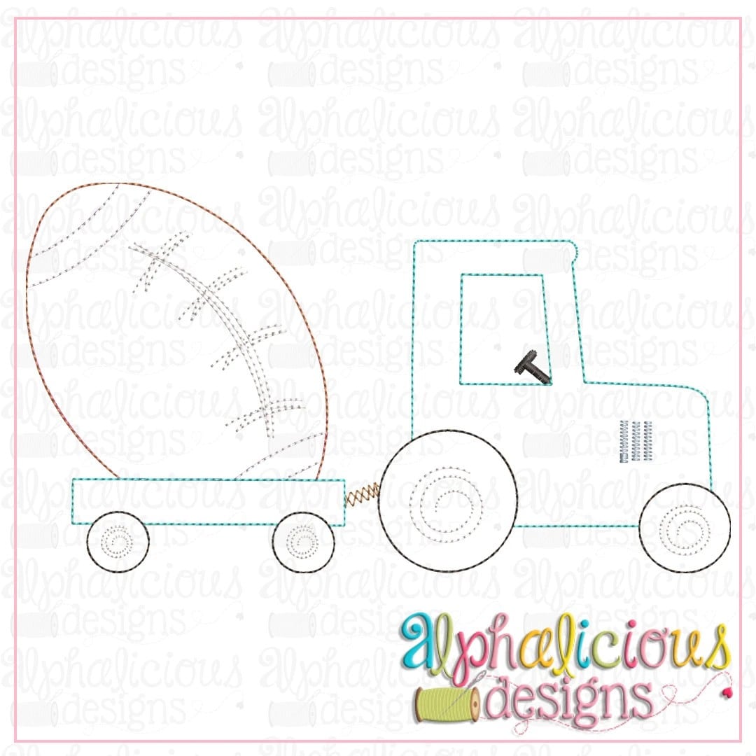 Tractor with Football-Triple Bean