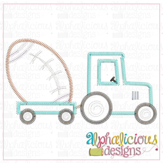 Tractor with Football-ZigZag