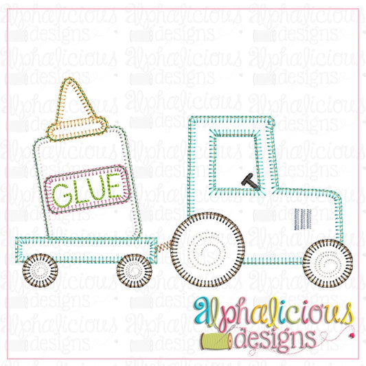 Tractor with Glue-Blanket