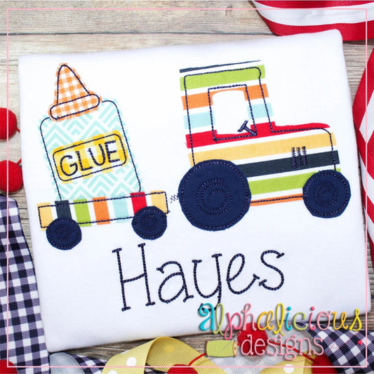 Tractor with Glue-Triple Bean