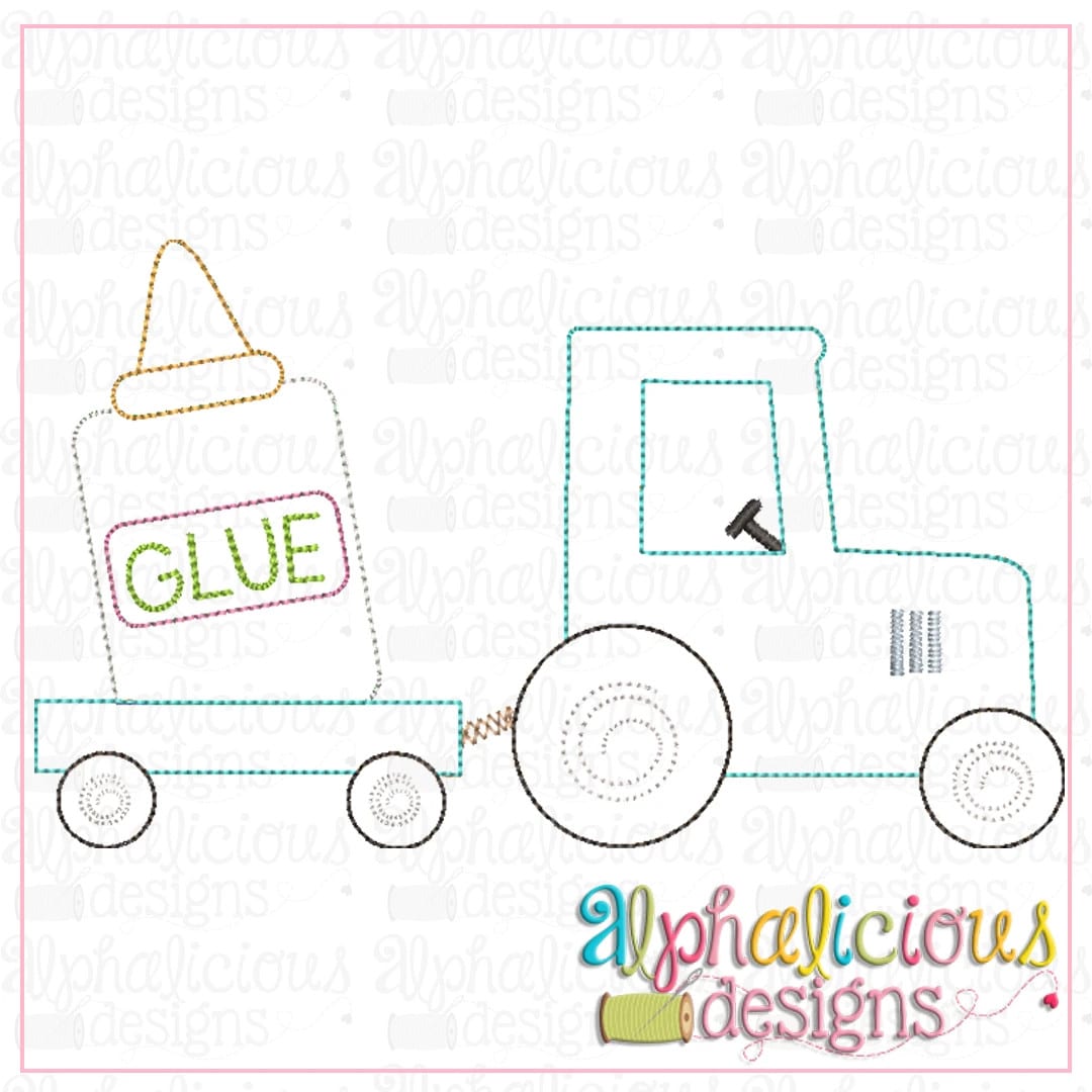 Tractor with Glue-Triple Bean