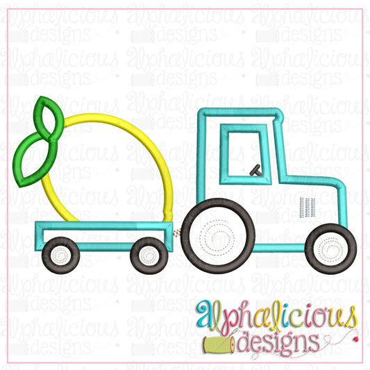 Tractor with Lemon-Satin