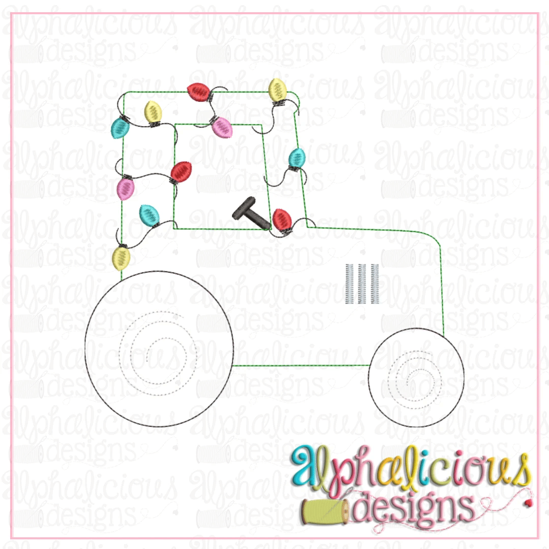 Tractor with Lights-Triple Bean
