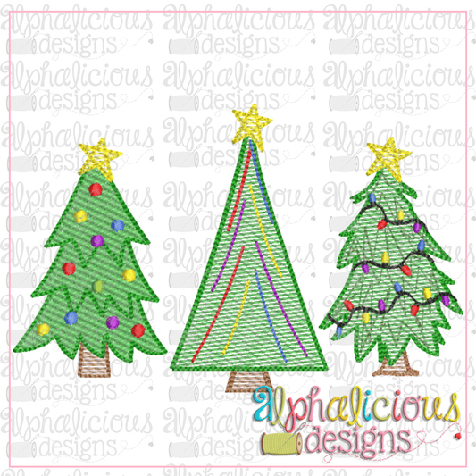 Tree Trio-Sketch