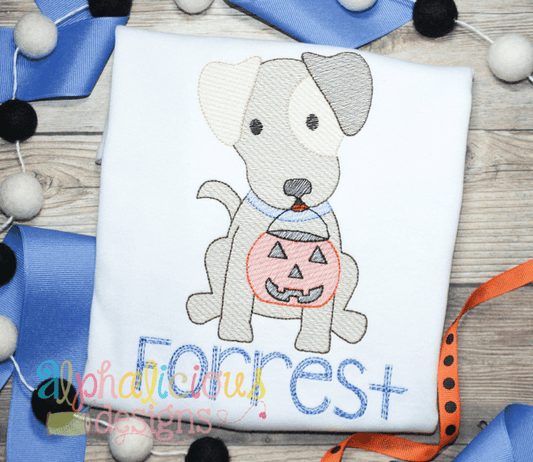 Trick OR Treat Pup- Sketch