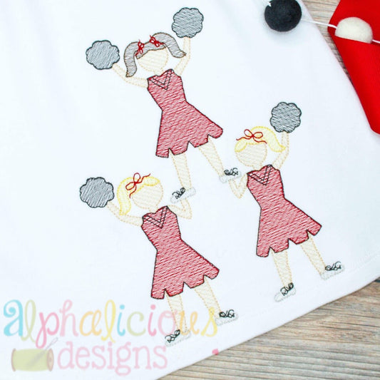 Triple Cheer Tower-Sketch