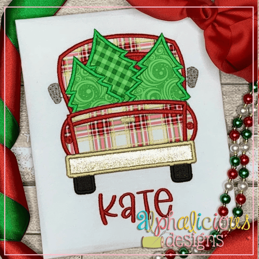 Truck with Trees - Satin