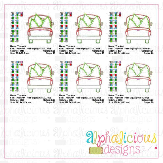 Truck with Trees - ZigZag