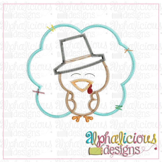 Turkey with Hat- ZigZag