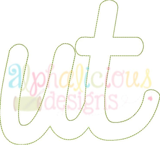 Utah  Applique-Triple Bean