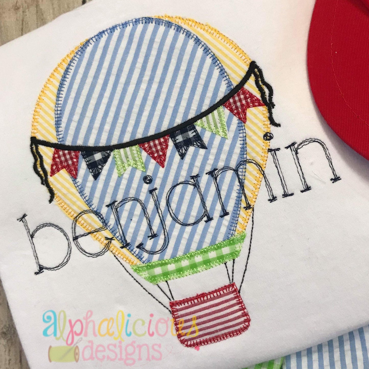 Up Up and Away Balloon with Ties - Blanket