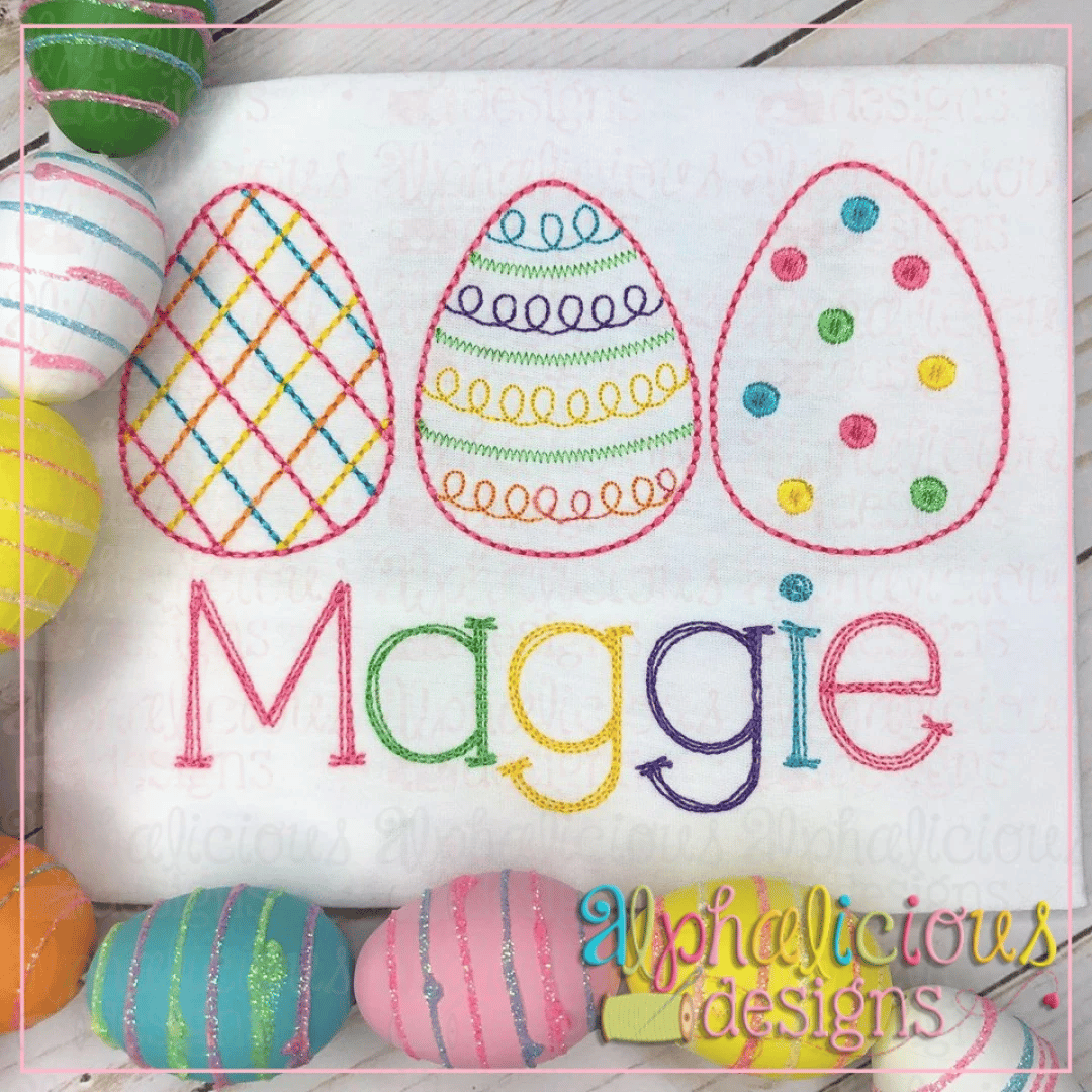 Vintage Eggs-Three In A Row