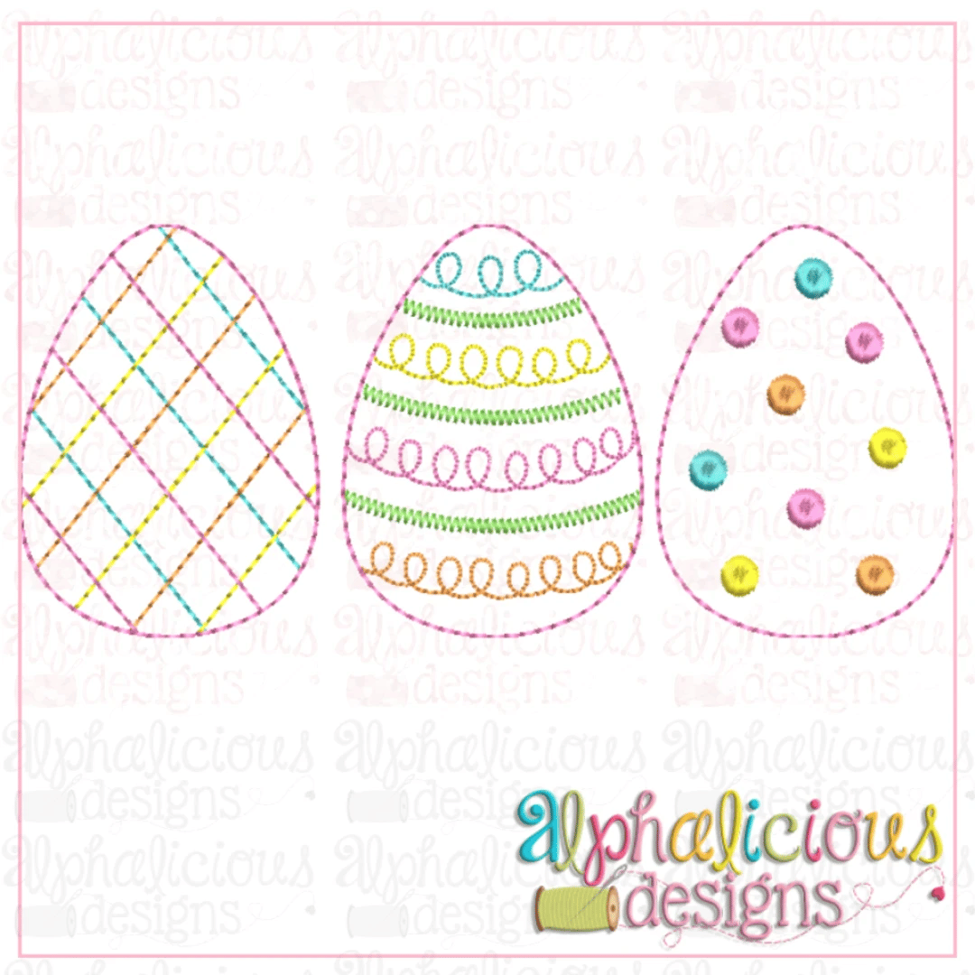 Vintage Eggs-Three In A Row