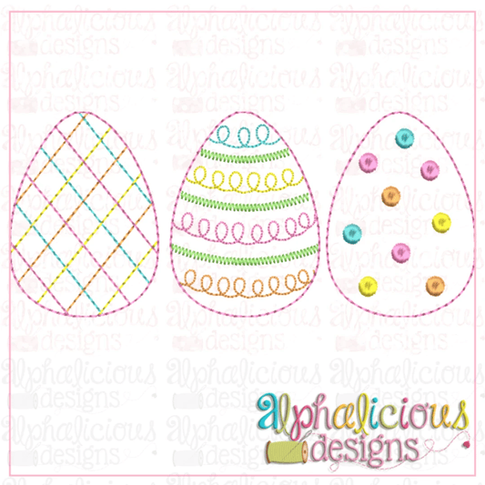 Vintage Eggs-Three In A Row