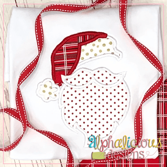 Vintage Santa -Satin