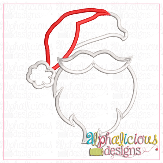 Vintage Santa -Satin