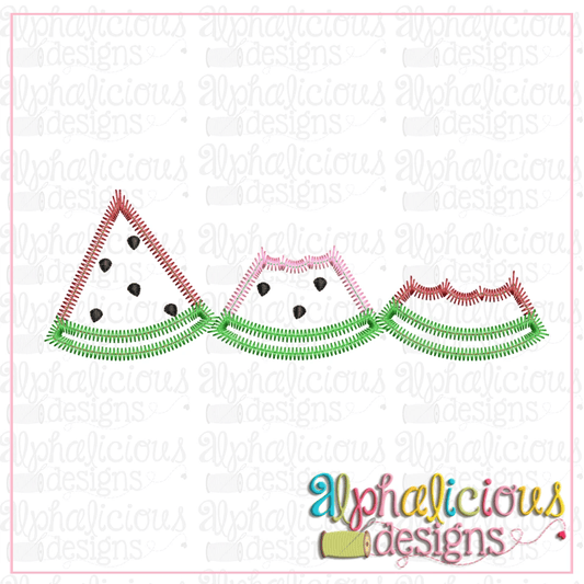Watermelon Three In A Row-Zig Zag