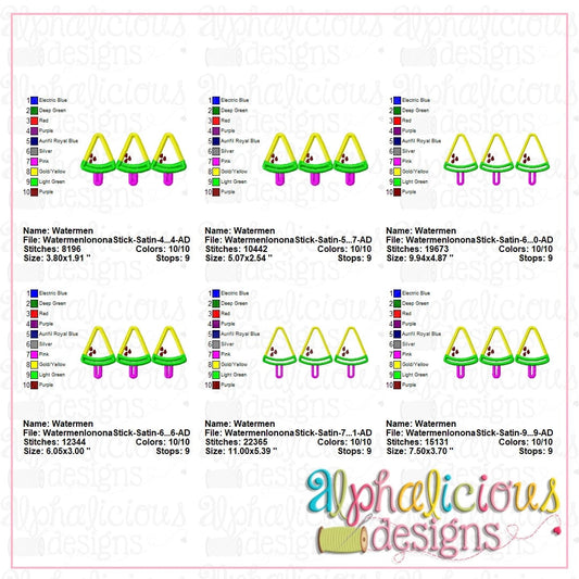 Watermelon on a Stick-Satin