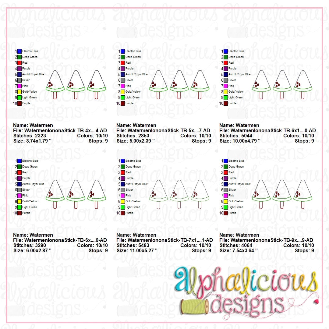 Watermelon on a Stick-Triple Bean