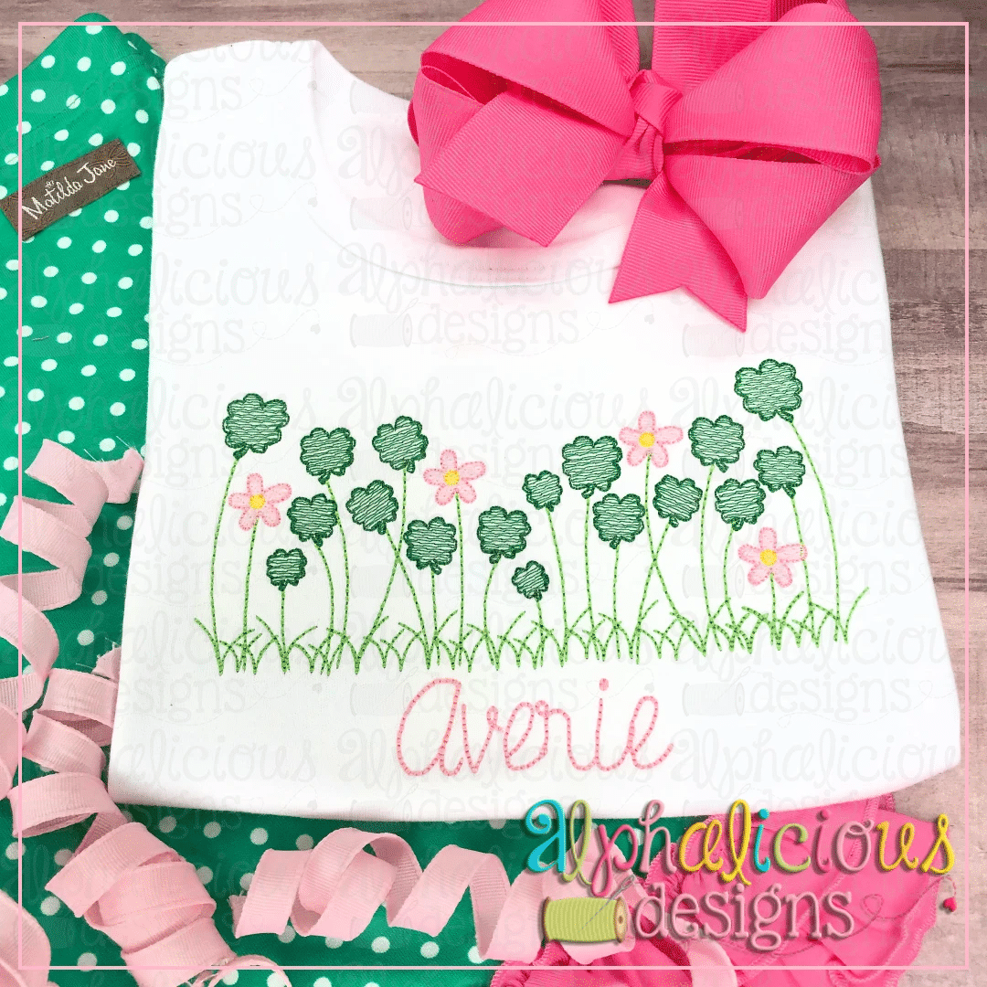 Wild Shamrocks-Sketch