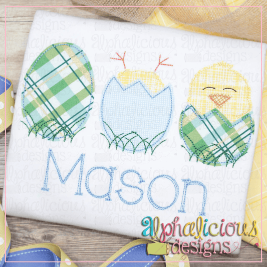 Chicks in Eggs- Triple Bean