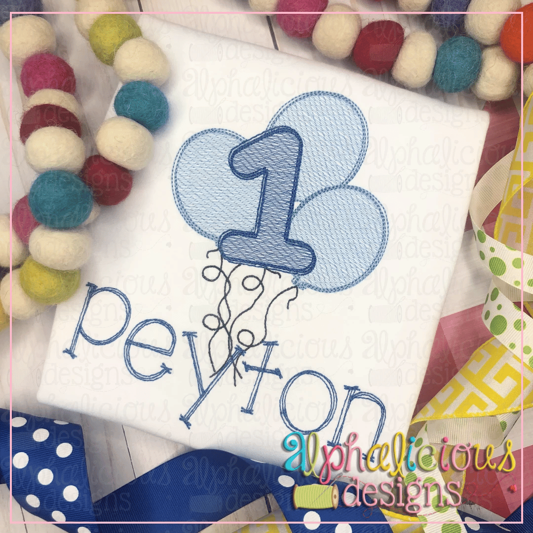 Celebration Balloons- 1- Sketch