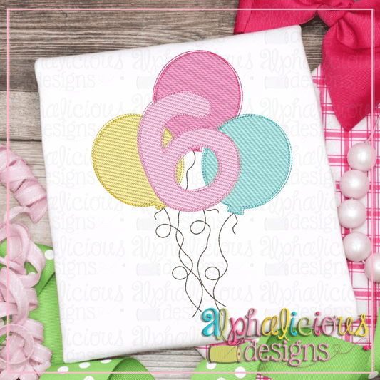 Celebration Balloons- 6- Sketch