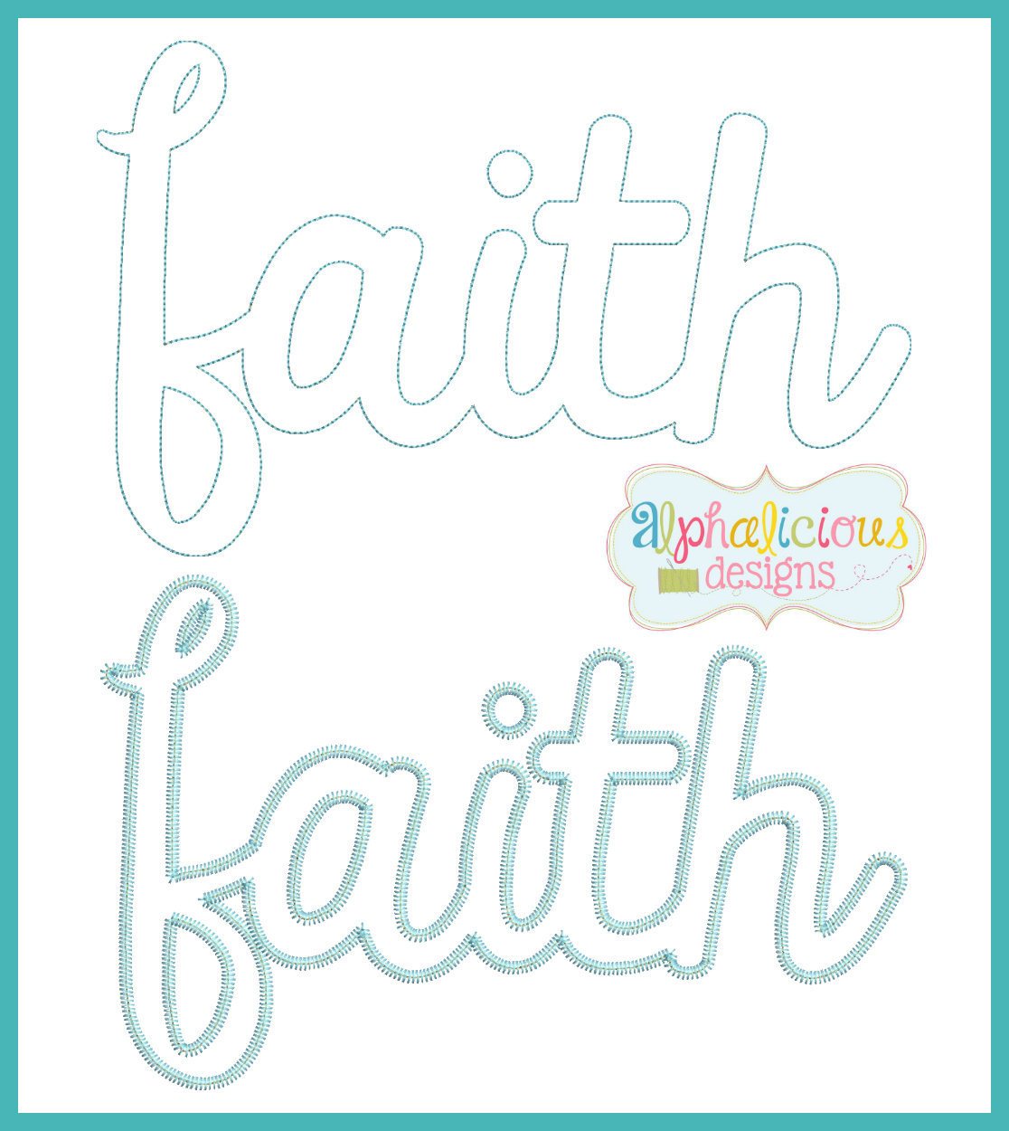 FAITH Applique