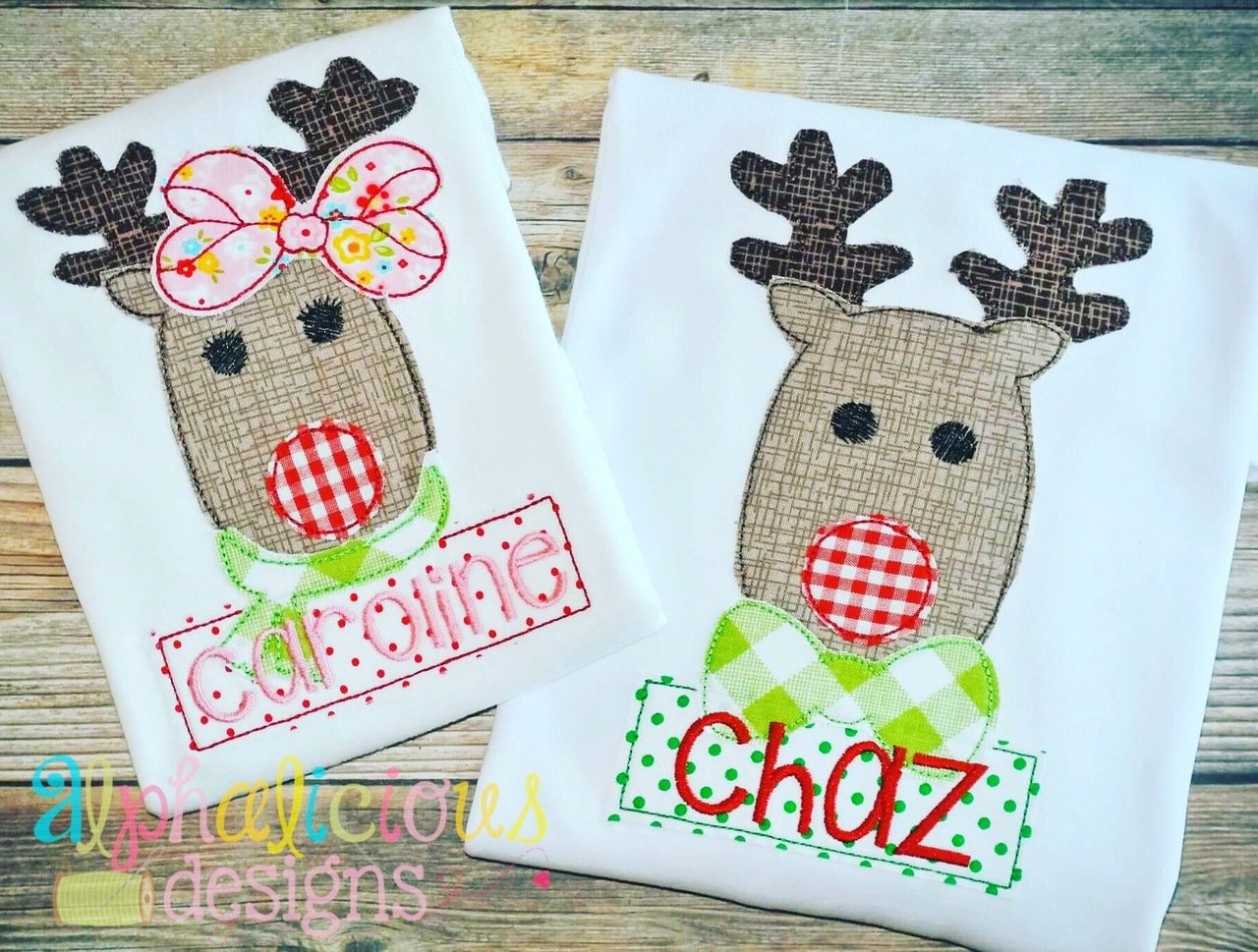 Mr. and Mrs. Red Nosed Reindeer-BUNDLE-Triple Bean