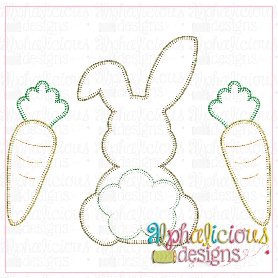 Bunny with Carrots-Blanket