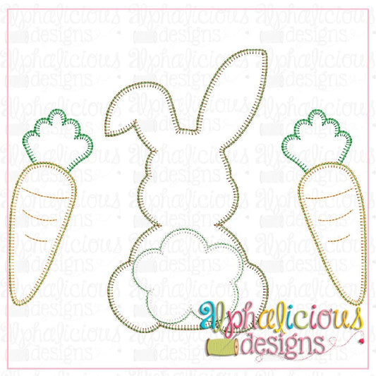 Bunny with Carrots-Blanket