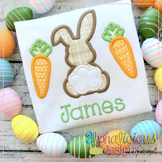 Bunny with Carrots-Satin