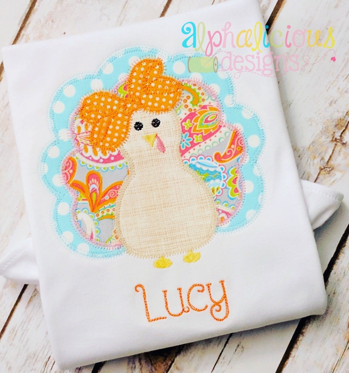 Mrs. Gobble Gobble- Zig Zag