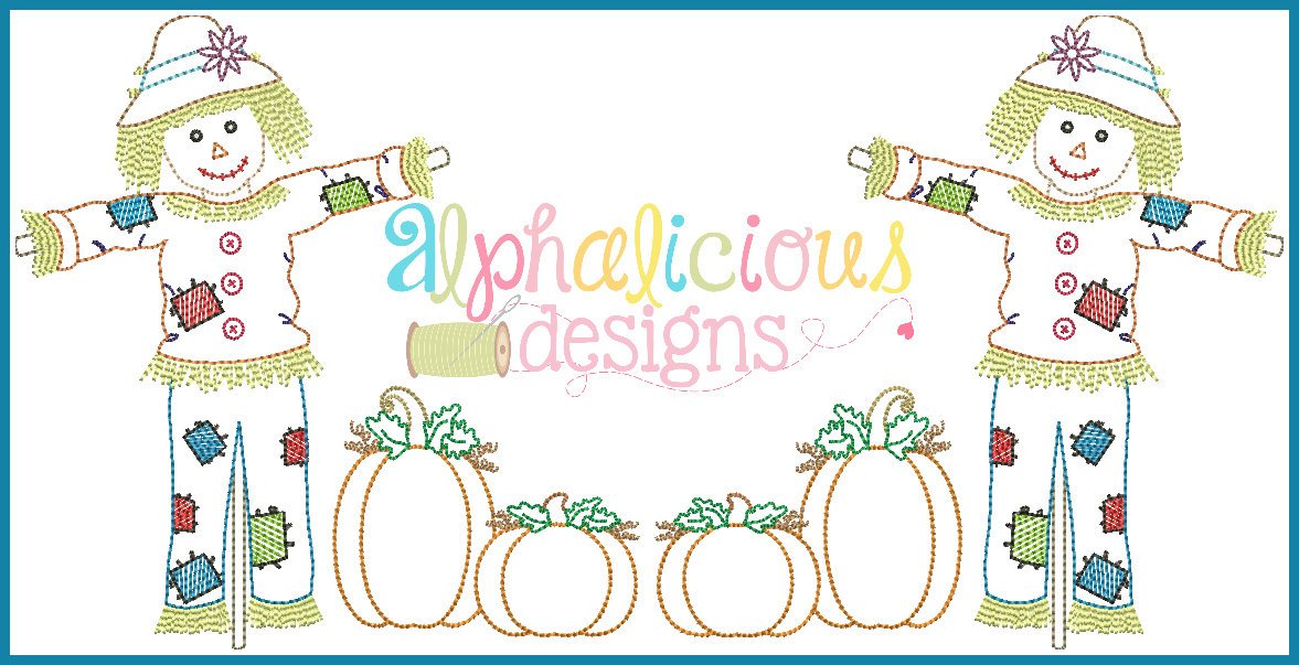 Vintage Scarecrow Frame