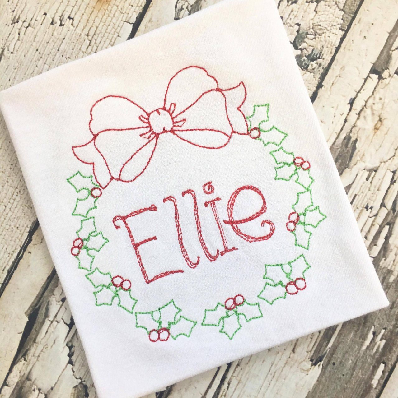 Vintage Holly Wreath