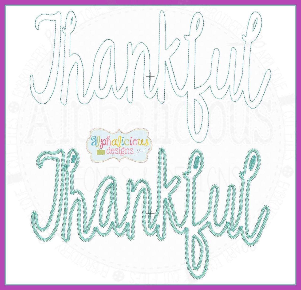 THANKFUL Applique