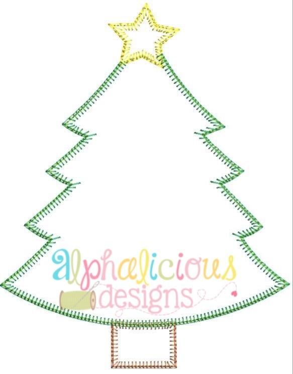 Simple Holiday Tree-Blanket