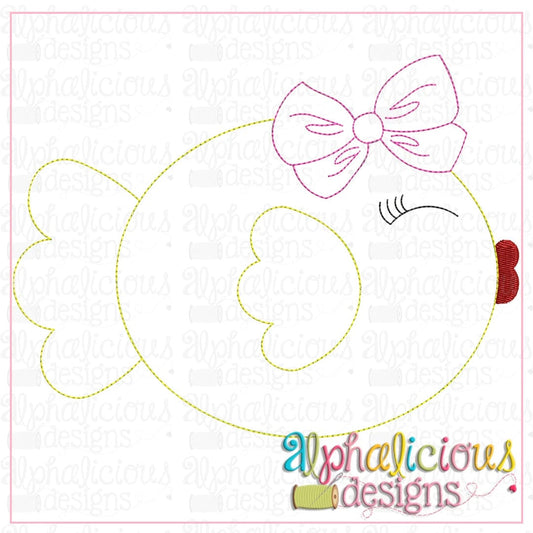 Fish with Bow-Triple Bean