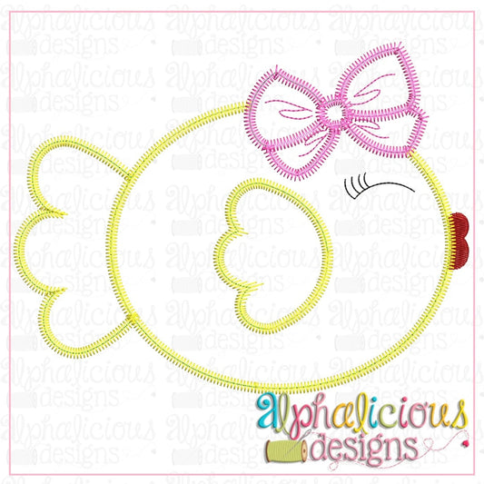 Fish with Bow-ZigZag