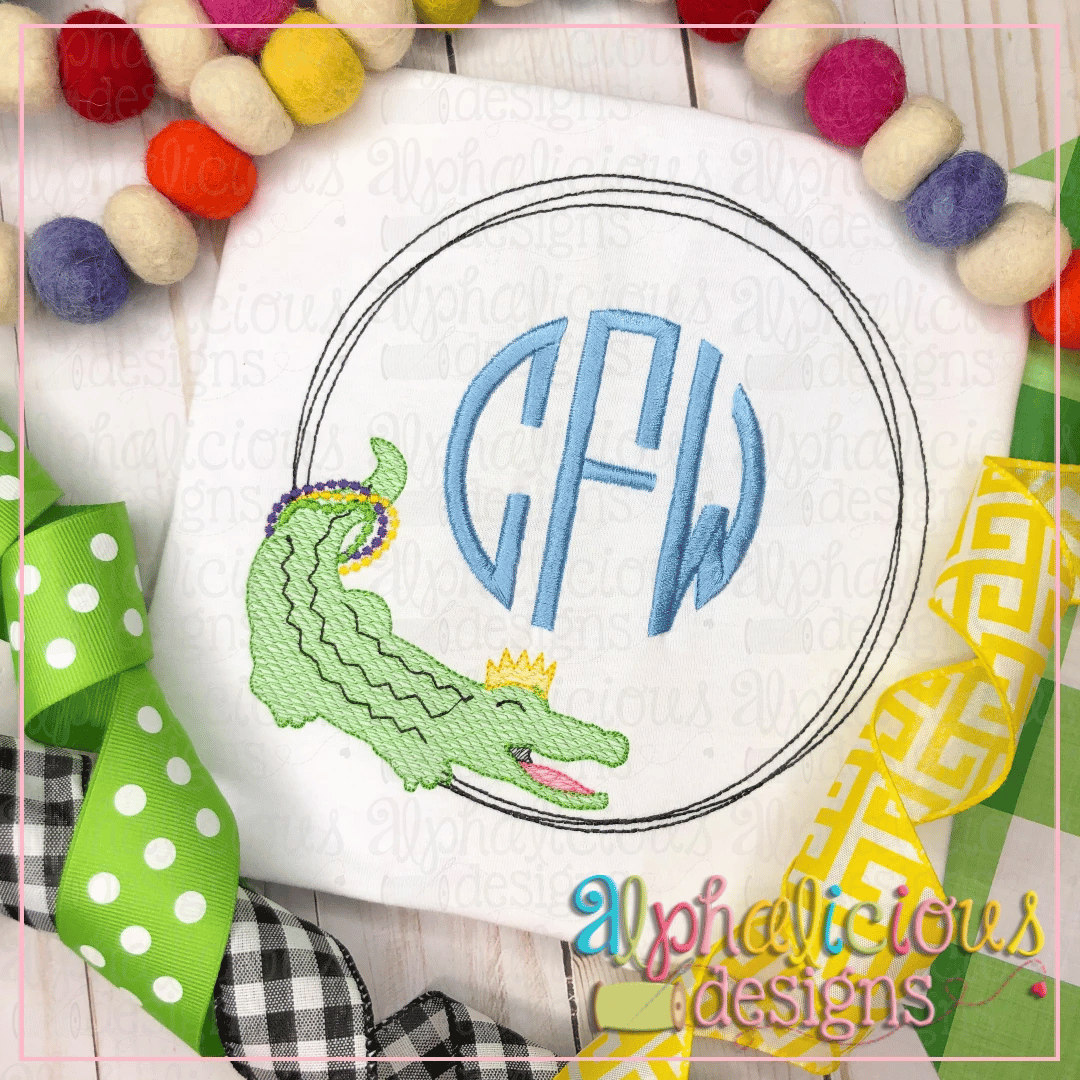 Gator Monogram Frame