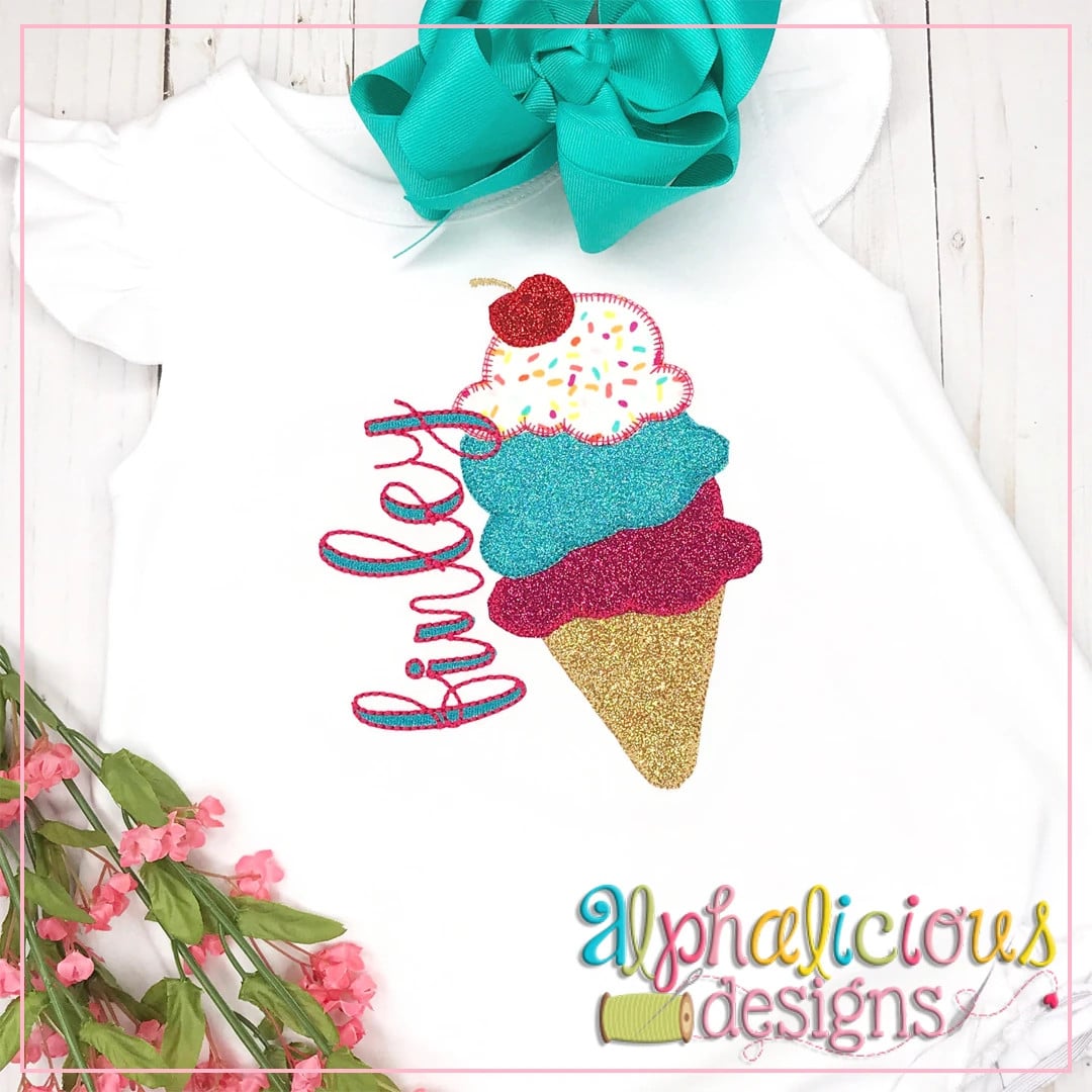 Ice Cream with Cherry-Blanket