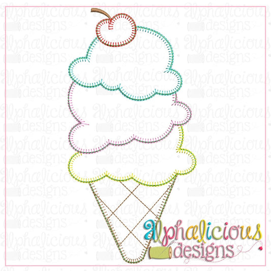 Ice Cream with Cherry-Blanket