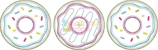 Donut Three In A Row-Blanket