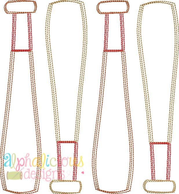 Bat Bunch- Vintage Scribble