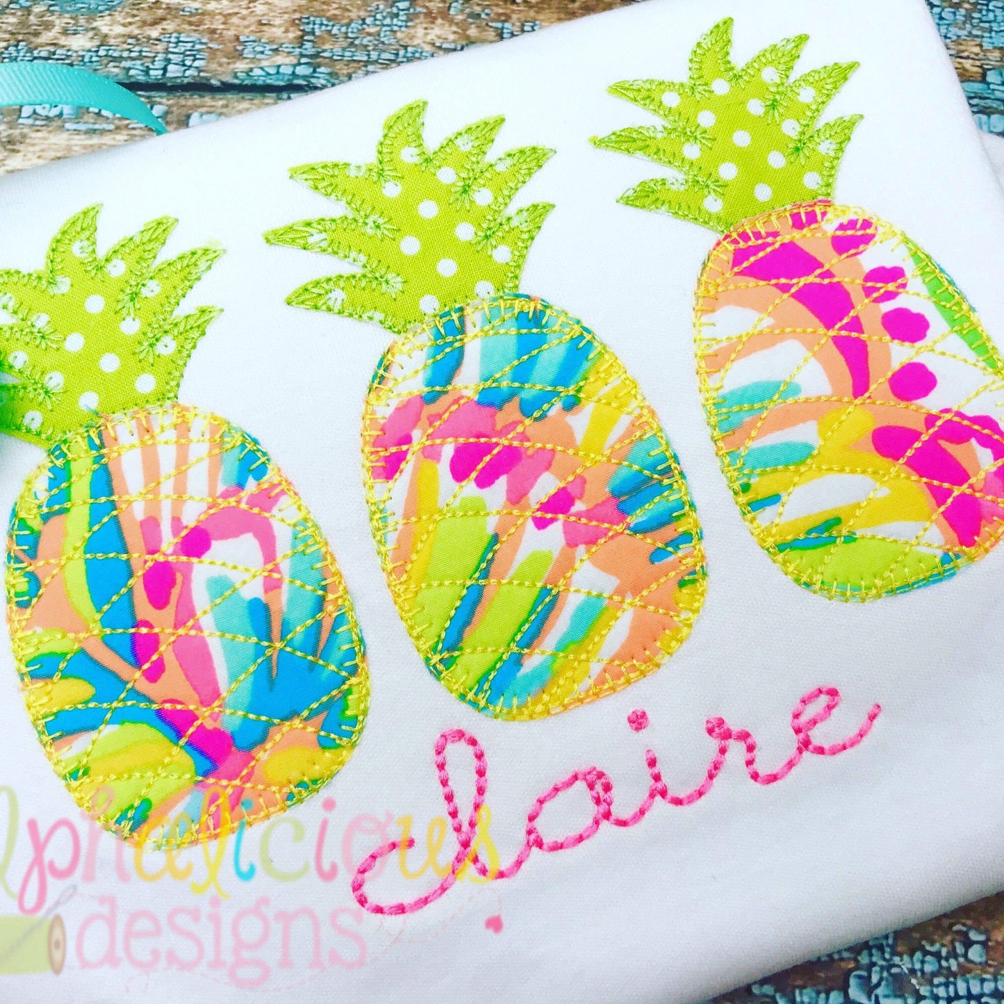 Pineapple Three In A Row- Blanket