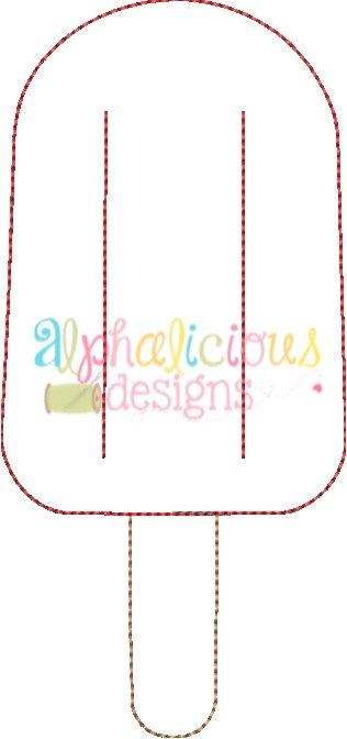 Popsicle Applique - Triple Bean